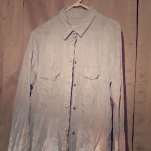 AEO chambray vintage boyfriend button-down